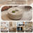 Wood Drum Coffee Table-2058580052
