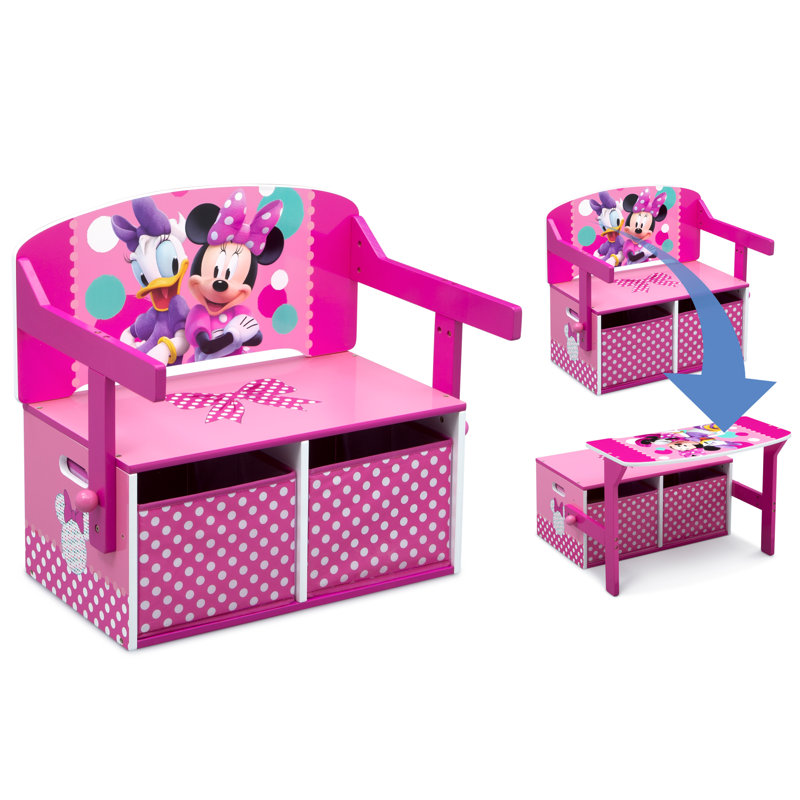 Minnie Mouse Activity Bench