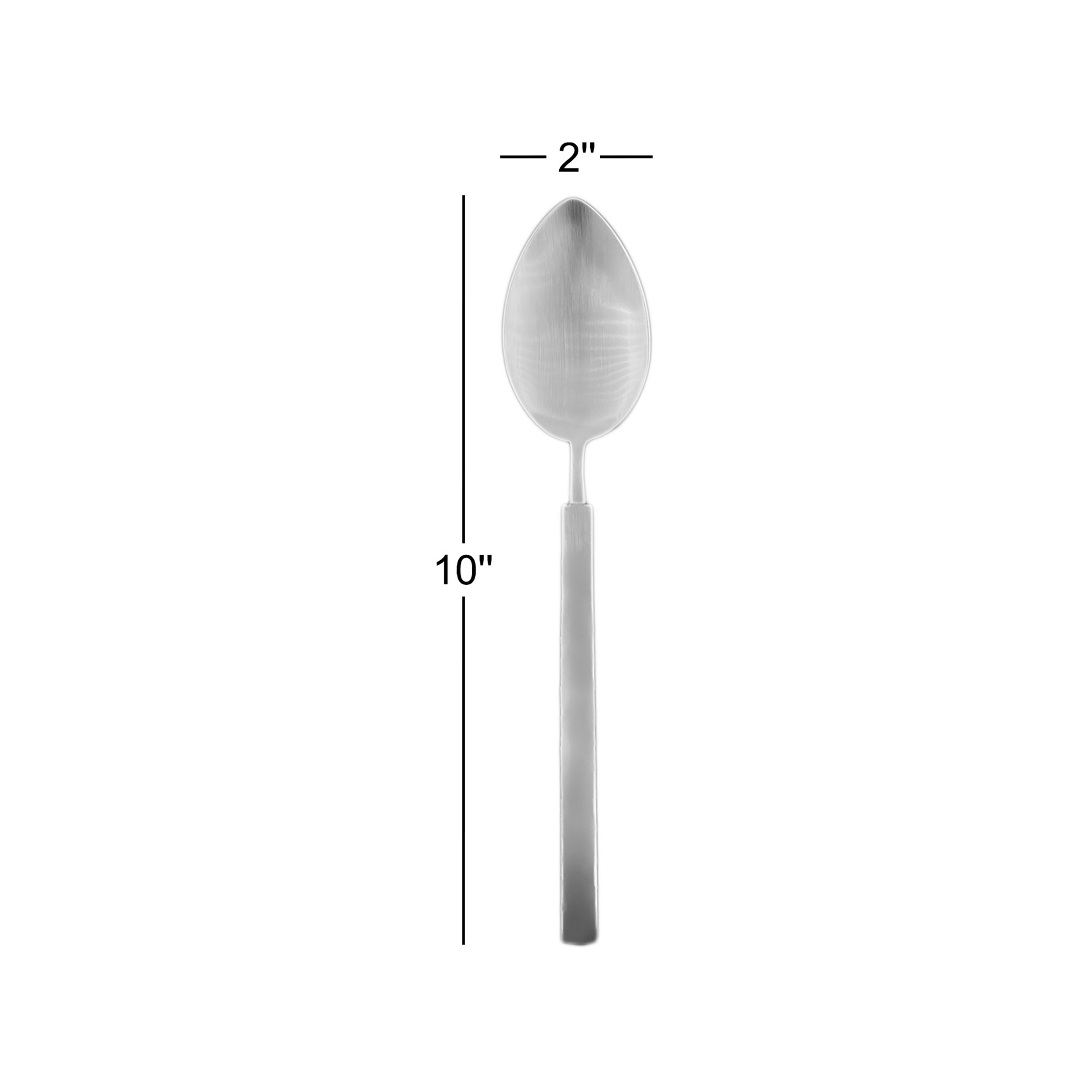 Hvar Stainless Steel Salad Servers, Silver