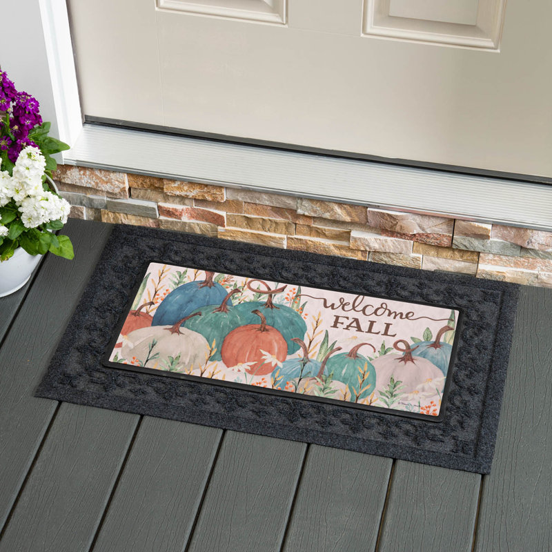 Welcome Fall Pumpkins Sassafras Switch Mat