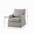 Skirted Swivel Chair