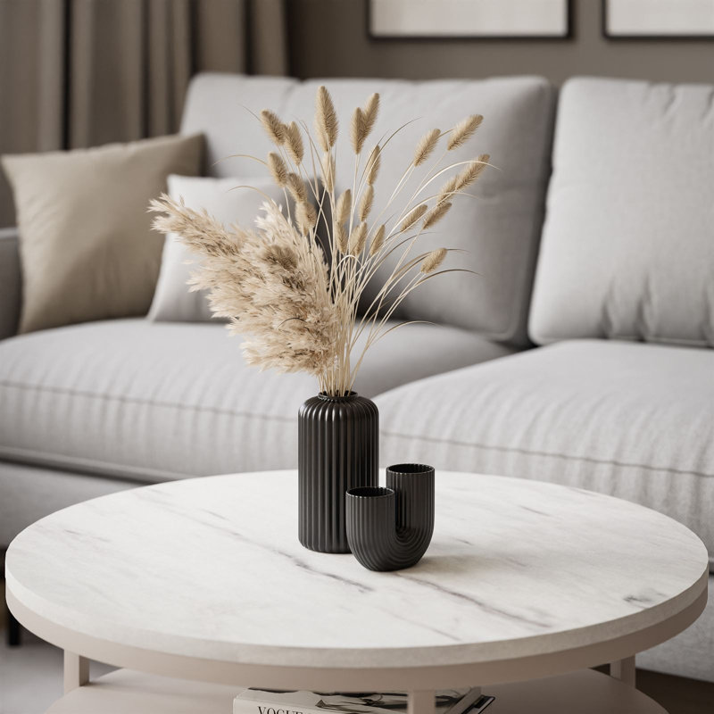Amolika Coffee Table with Storage, Marmur Levanto, Marmur 