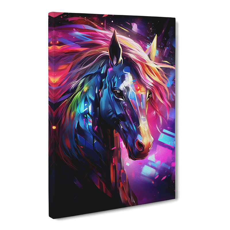 Pony Futurism - Wrapped Canvas, 50cm H x 35cm W x 3cm D