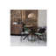 Bruno Round Metal Base Dining Table