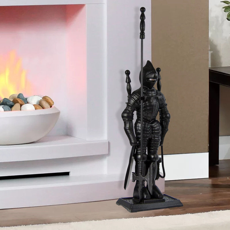 Hoople Iron Fireplace Tool Set