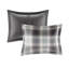 Édredon en duvet synthétique très grand - Gris-119384785
