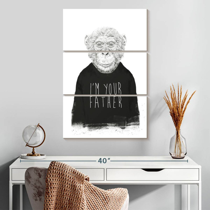 Brampt I'm Your Father, 32" H x 20" W