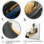 Noir, blanc et or liquide Art II - ensemble d'art mural moderne sur toile-87913897-87913896