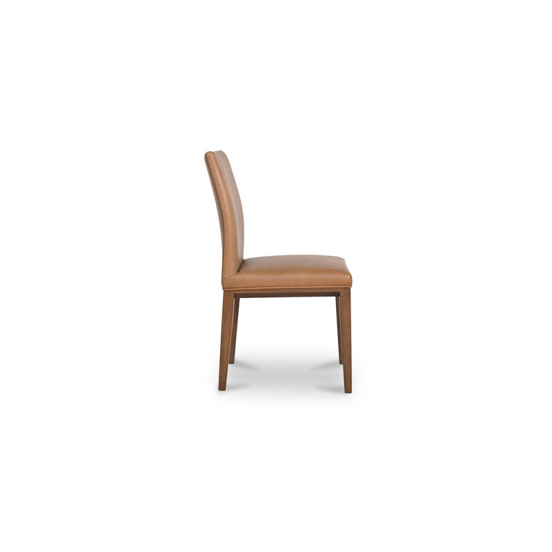 Arden Leather Dining Chair, Brown
