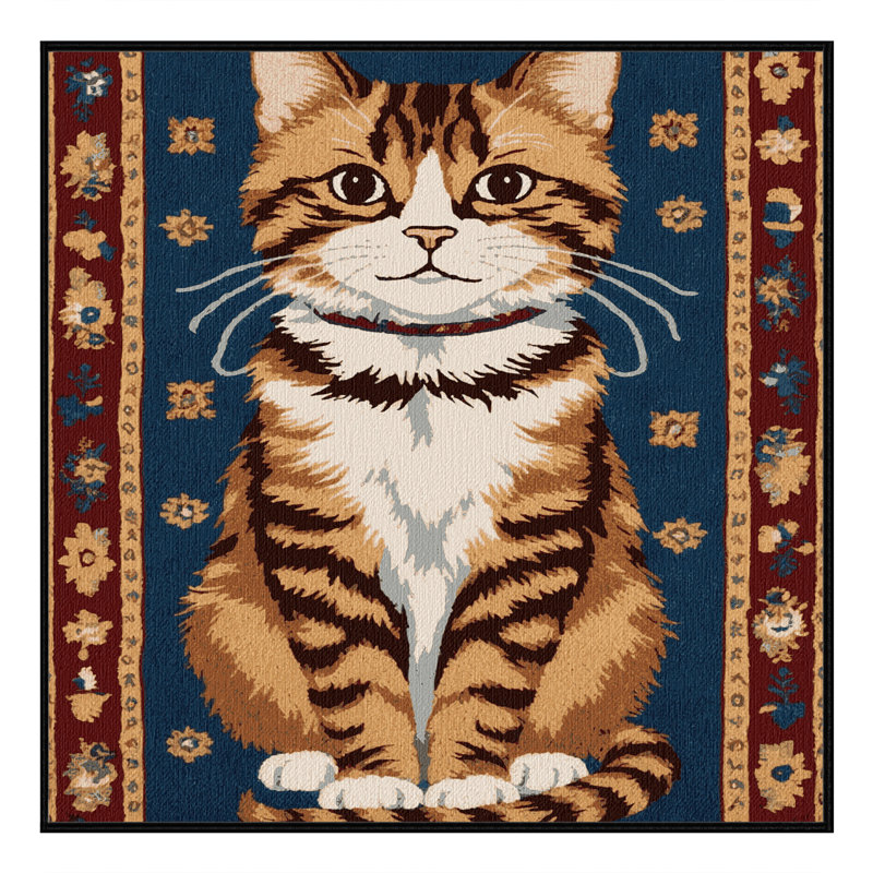  Tapis lavable Kinkalow, Carré 4 pi
