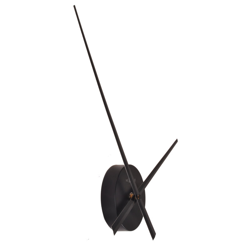 Hands Only Wall Clock, Black, Large (33.5")