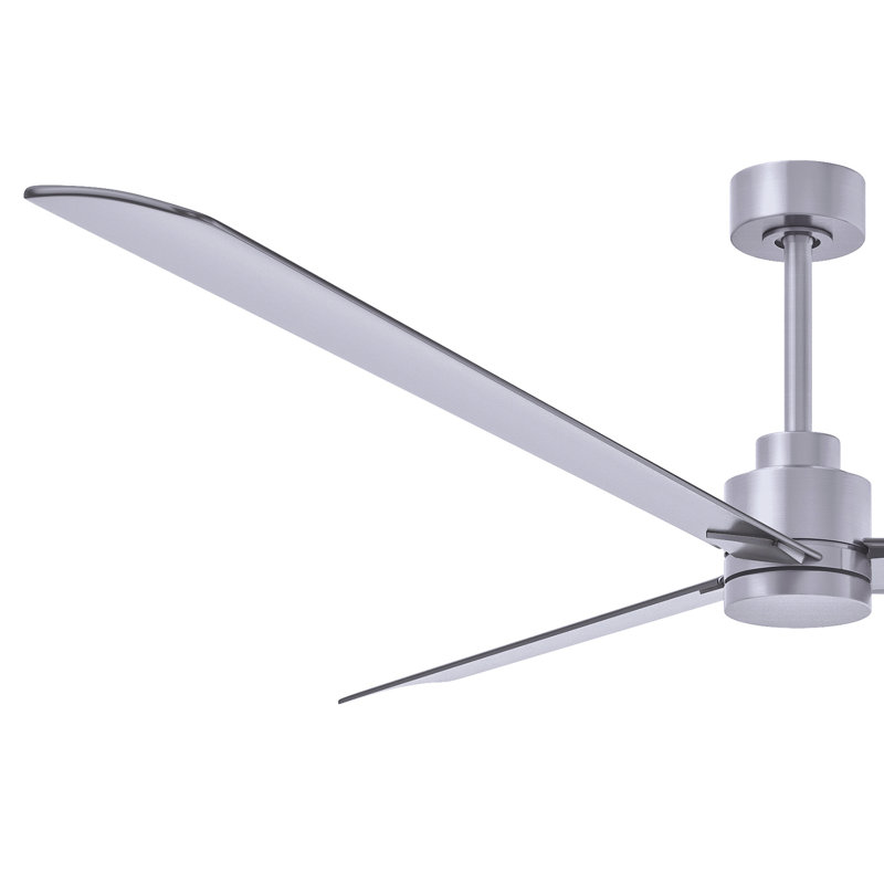 Ventilateur de plafond Alessandra 72, Nickel brossé, Nickel brossé
