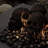 2.3 Lb. Gray/Black Ceramic Skulls Fire Glass