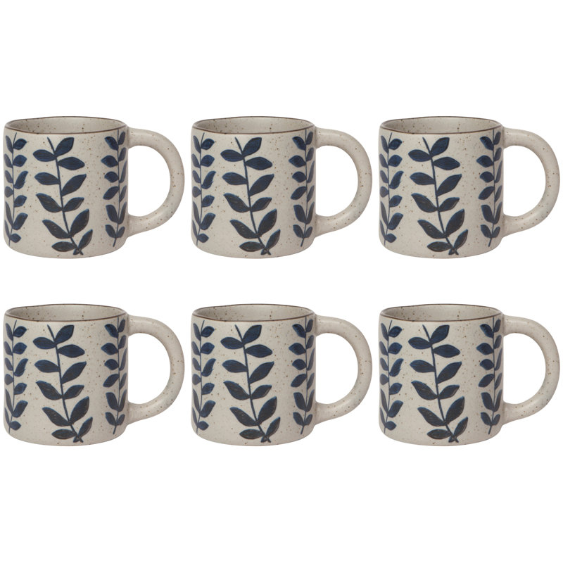 Set of 6 Vine Element Mug