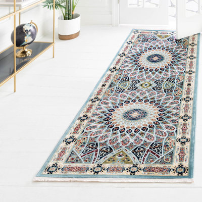Tapis bleu Jackson Jackson