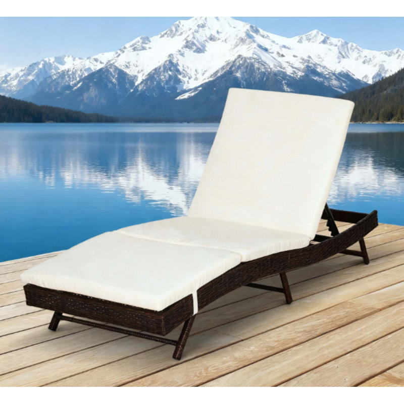 Chaise longue de patio, chaise de piscine