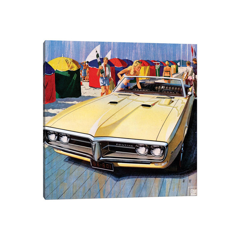 1968 Pontiac Magazine Advert Detail by The Advertising Archives - Wrapped Canvas Gallery-Wrapped Canvas Giclée