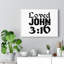 Loved John 3:16 - Wrapped Canvas Print-737043871