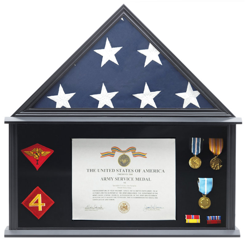 Solid Wood Display Case, 25" H x 25" W