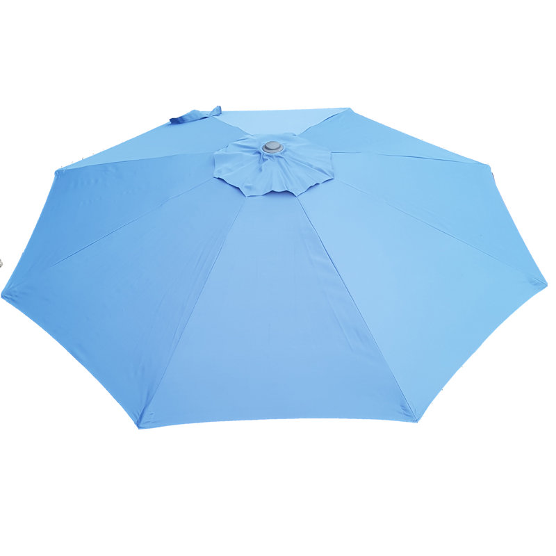270cm Market Parasol, Cornflower Blue