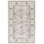 Tapis oriental ivoire / taupe en laine / coton touffeté à la main Amory-273700261