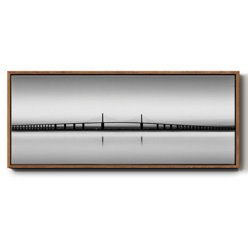 Sunshine Skyway - toile encadrée, H 12 po x l 30 po