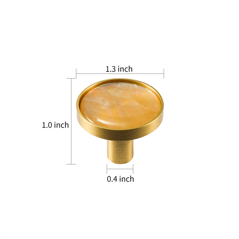 Paquet multiple de boutons de 1-5 / 16 po de diamètre, Coquille d'ormeau