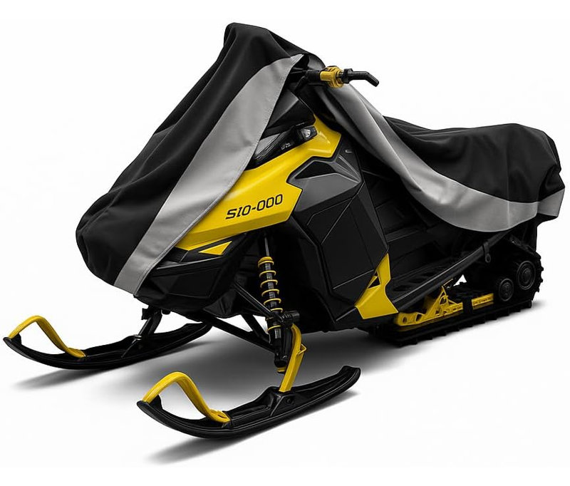 Seal Skin Covers Heavy-Duty Trailerable Snowmobile Cover, Waterproof, All-Weather Protection, Secure Straps & Breathable Vents, Universal Fit for Polaris, Arctic Cat, Yamaha, Up to 145" Long