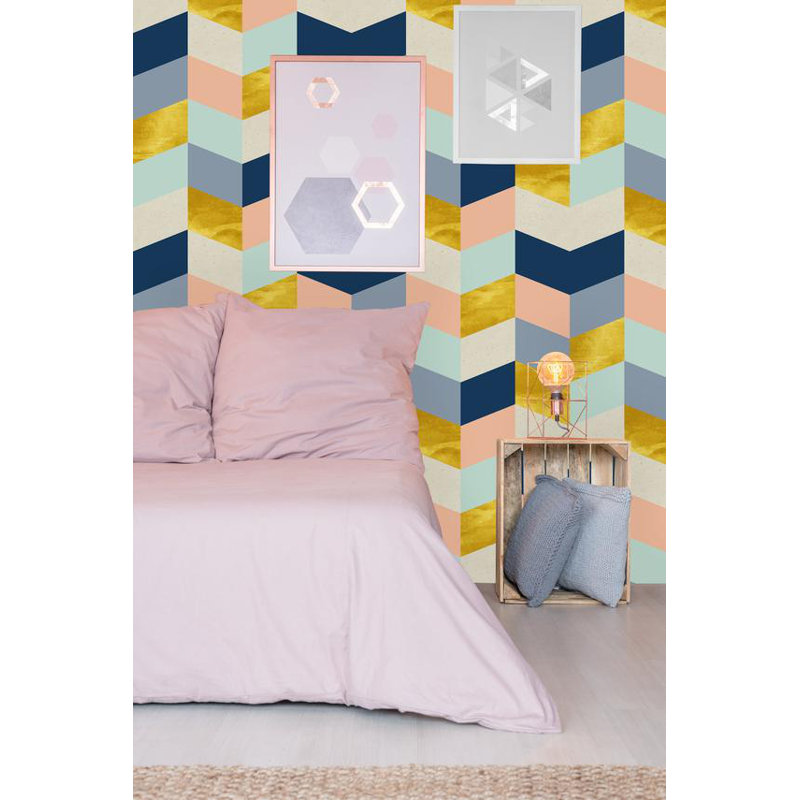 Rouleau de papier peint adhésif l 10 pi x l 25 po amovible Higley