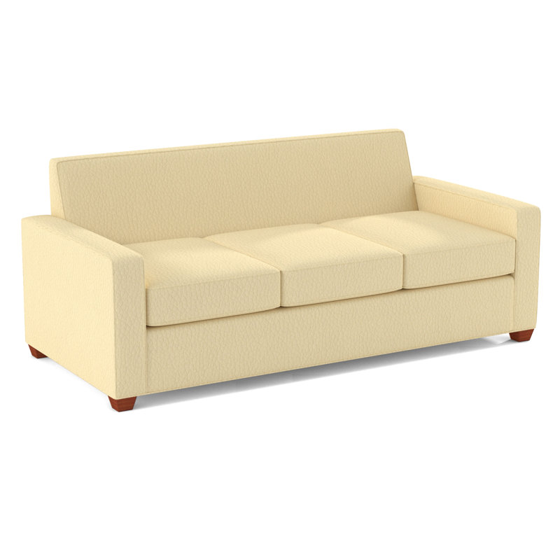 Avery Queen Sleeper Sofa, BM Cherry, Dillon Buff, Hybrid