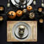 Napperons d'Halloween, tapis de table en papier jetables en carton pour la salle à manger, paquet de 8