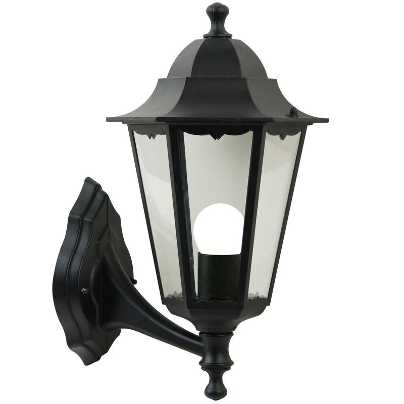 Gresham Black Outdoor Wall Lantern