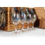 4 Person Wicker Deluxe Ravenstor Fitted Picnic Hamper