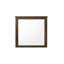 40" Oak Rectangle Dresser Mirror Mounts To Dresser With Frame