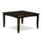 6 Piece Dining Table Set Contains a Square Dining Room Table with Butterfly Leaf and 4 Faux Leather Chairs with a Bench, Cappuccino