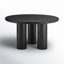 Table ronde noire Hadi