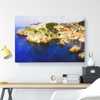 Dubrovnik in Croatia - Wrapped Canvas