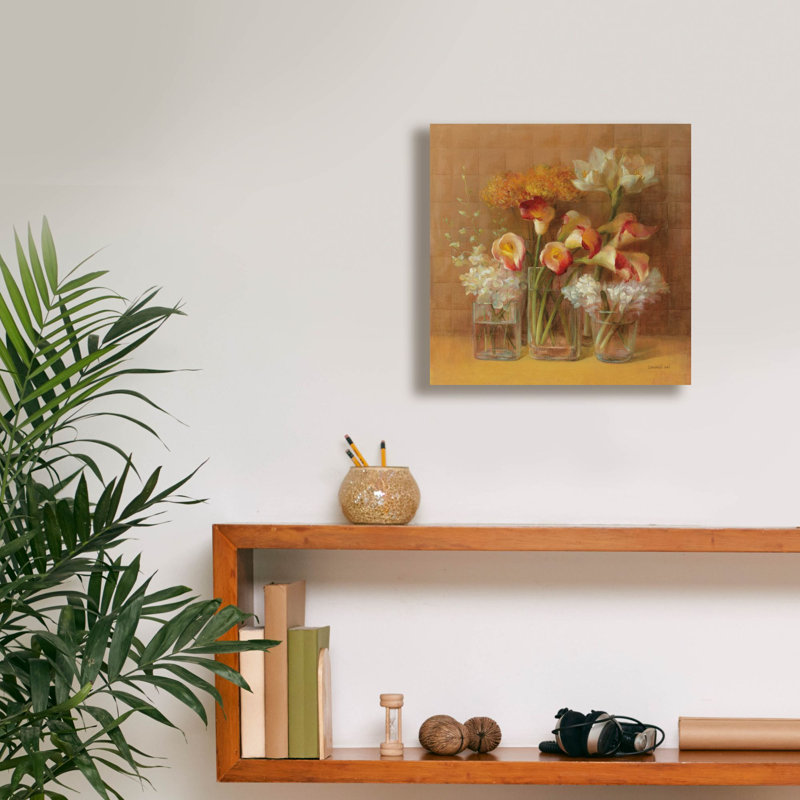«Autumn Elegance» par Danhui Nai, art mural sur toile, H 12 po x l 12 po