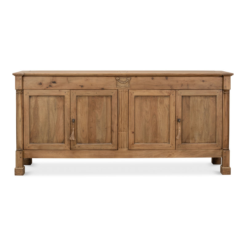Carreiro 79'' W Solid Wood Sideboard, Driftwood