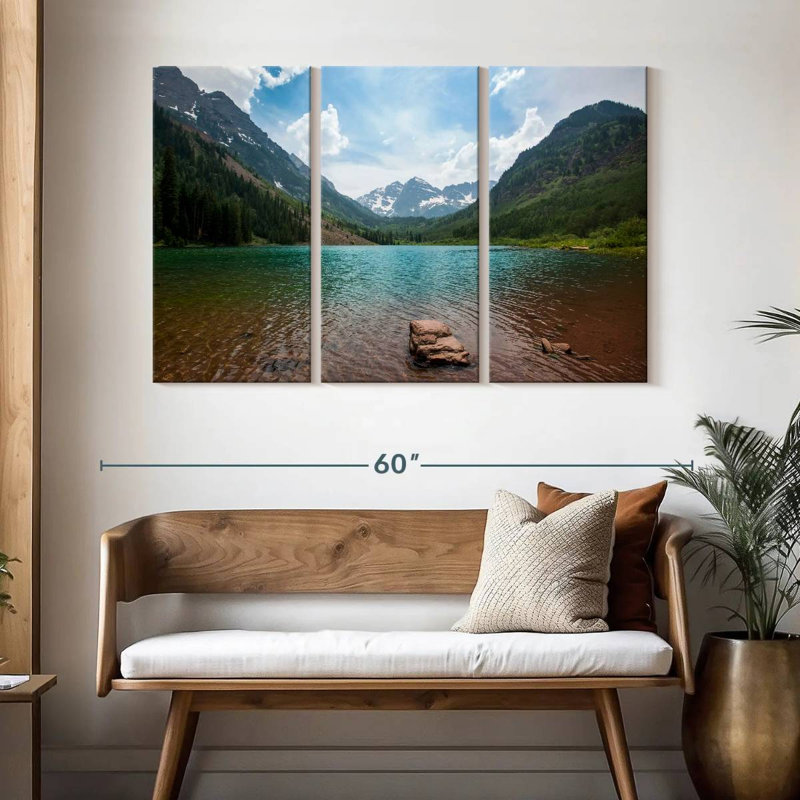 Alvord Serene Maroon Bells, 32" H x 50" W
