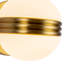 Selene 5-in Gold dimmable LED Wall Sconce-1013477798