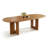 Nut-brown Oval Solid Wood Dining Table-1566994220