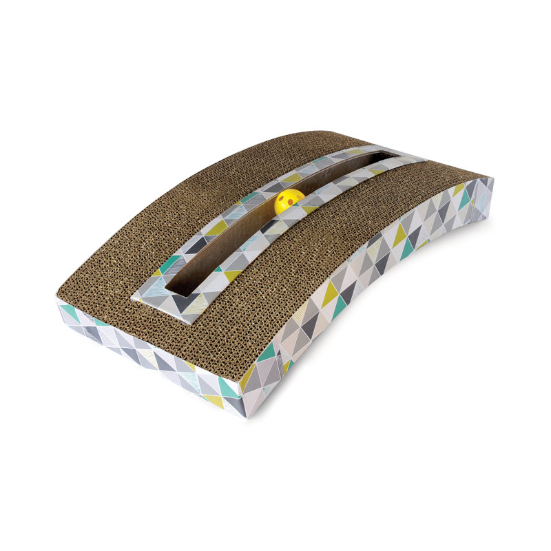 Petstages Scratch & Rock Corrugated Scratcher With Catnip