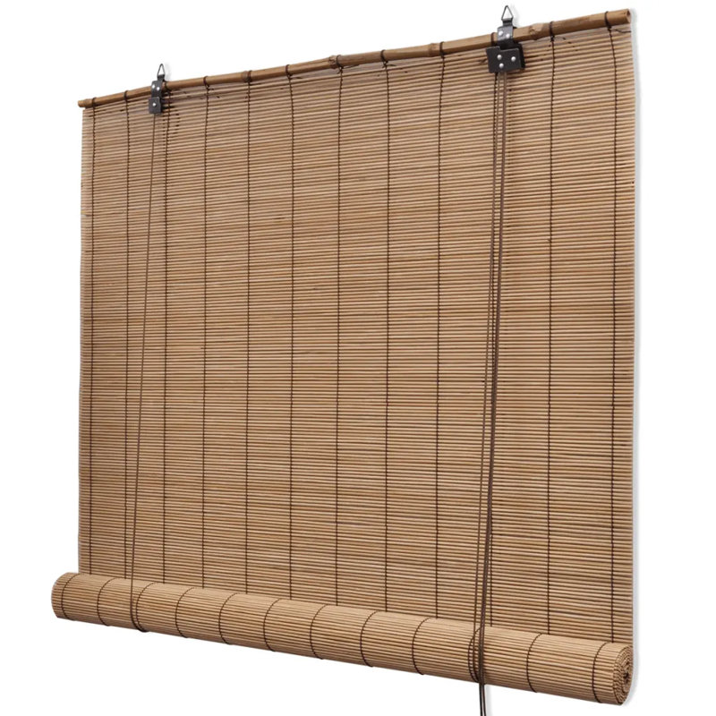 Room Darkening Roller Shade, 160cm L x 120cm W, Brown