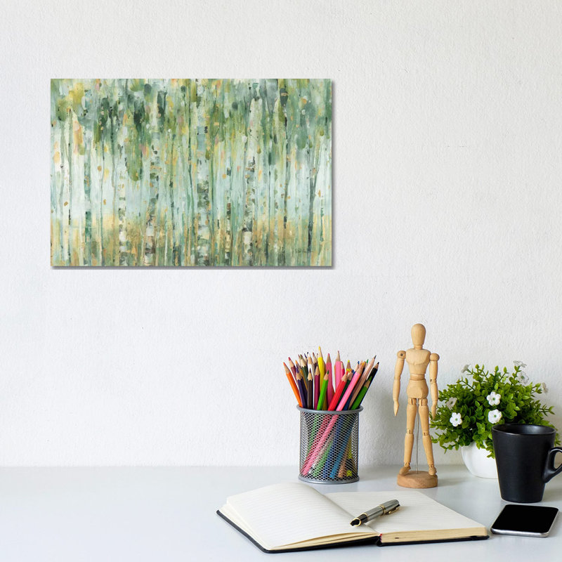 The Forest I by Lisa Audit - Floater Frame Print on Canvas, Wrapped Canvas, 20.32 cm H x 30.48 cm W