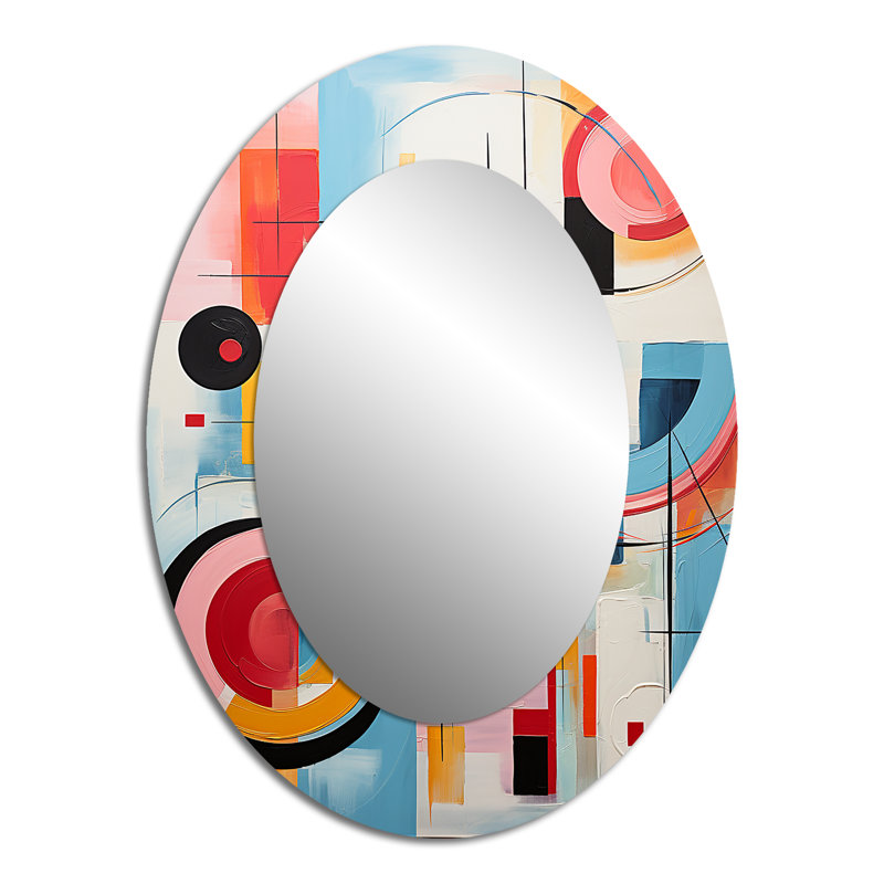 Miroir mural Pop Art, 40 po x 30 po