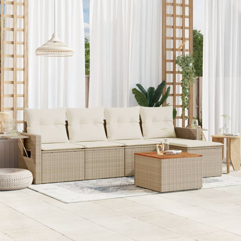 Ensemble de canapé de jardin Vidaxl