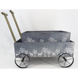 Carlicia Metal Statue Planter