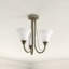 Amato Glass Semi Flush Mount