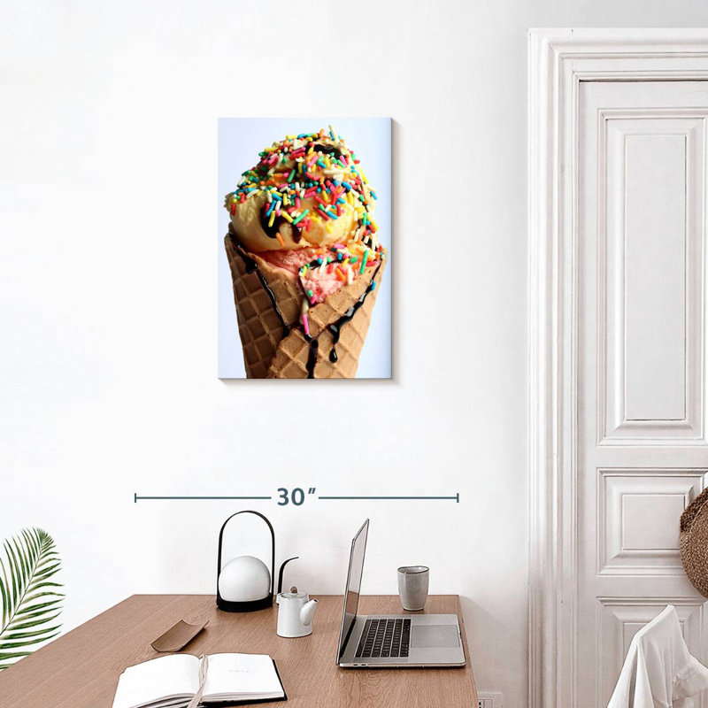 Yarlin Sprinkles On Ice Cream, 24" H x 16" W